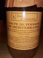 Mängden socker i Soupe de poisson de mediterrannee