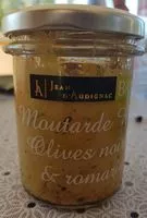 Mängden socker i Moutarde Bio Olive noires & romarin