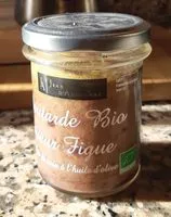 Mängden socker i Moutarde bio saveur figue