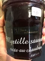 Mängden socker i Confiture myrtille