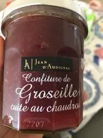Mängden socker i Confiture de groseille cuite au chaudron