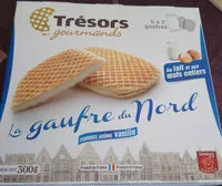 Mängden socker i Trésors gaufre du nord arôme vanille
