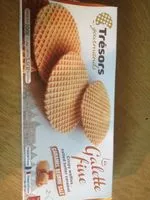 Mängden socker i Barsnack Tresors - La Galette Fine, Franz. Butter Waffel Mit Caramel Salz