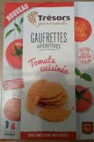 Mängden socker i Gaufrettes apéritives Trésors Tomate cuisinée