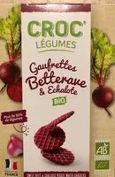 Mängden socker i GAUFRETTES BETTERAVE ECHALOTE BIO