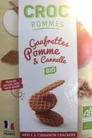 Mängden socker i Gaufrettes Pomme & Cannelle Bio