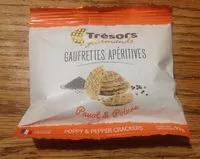 Mängden socker i Gaufrettes aperitives
