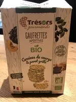 Mängden socker i Gaufrettes apéritives graines de courge et pavot grillé