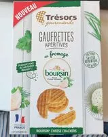 Mängden socker i Gaufrettes apéritives au fromage Boursin