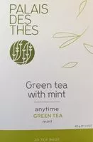 Mängden socker i Palais Des Thes Green Tea With Mint 20 Tea Bags 40G / 1.4oz