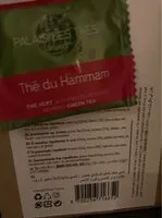 Mängden socker i Thé du Hammam