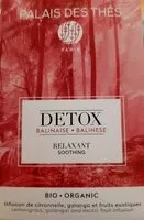 Mängden socker i Infusion DETOX Balinaise