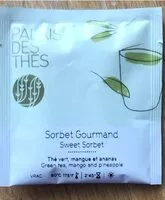 Mängden socker i Sorbet gourmand