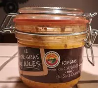 Mängden socker i Foie gras de canard entier du sud ouest