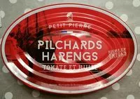 Mängden socker i Petit Pierre Pilchards hareng tomate et huile
