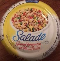 Mängden socker i Salade grand epeautre et blé au poulet