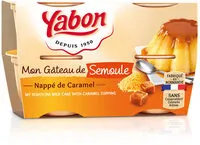 Mängden socker i Gâteau de semoule nappage caramel