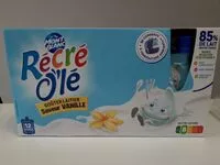 Mängden socker i RÉCRÉ O'LÉ Goûter laitier Gourdes Saveur Vanille 12x85g