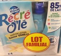 Mängden socker i Gouter laitier saveur vanille - lot familial
