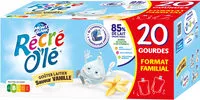 Mängden socker i RÉCRÉ O'LÉ Goûter laitier Gourdes Saveur Vanille 20x85g