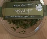 Mängden socker i Taboulé vert au blé concassé