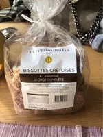 Mängden socker i Biscottes Cretoises
