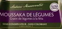 Mängden socker i Moussaka de legumes