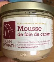 Mängden socker i Mousse de foie de canard