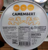 Mängden socker i Camembert