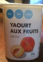 Mängden socker i Yaourts aux Fruits - Pêche