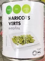 Mängden socker i Haricots Verts Extra Fins