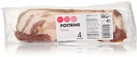 Mängden socker i Poitrine fumée