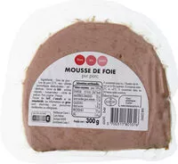 Mängden socker i Mousse de foie pur porc