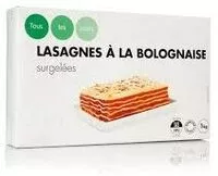 Mängden socker i Lasagnes à la bolognaise