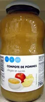 Mängden socker i Compote de pommes allégée en sucre Tous les jours Casino