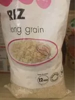 Mängden socker i Riz long grain