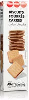 Mängden socker i Biscuits fourrés carrés parfum chocolat