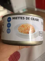 Mängden socker i Miettes de crabe
