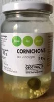 Mängden socker i Cornichons au vinaigre