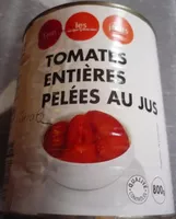 Mängden socker i Tomates entieres pelées au jus