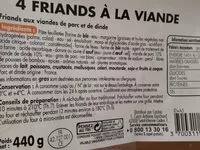 Mängden socker i 4 friands a la viande