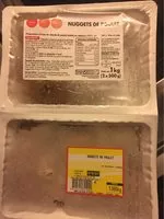Mängden socker i Nuggets de poulet
