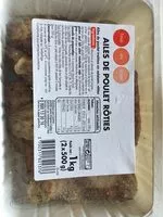 Mängden socker i Ailes de poulet rôties