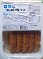 Mängden socker i Poissonnette panée
