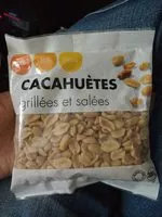 Mängden socker i Cacahuètes grillées et salées