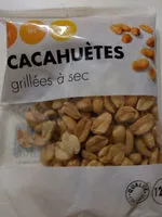 Mängden socker i Cacahuètes grillées à sec