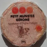 Mängden socker i MUNSTERGEROME Appellation d'Origine Protégée