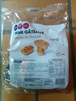 Mängden socker i Mini gâteaux aux pépites de chocolat