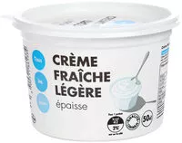 Mängden socker i Crème fraîche légère épaisse