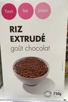Mängden socker i Riz extrudé goût chocolat
